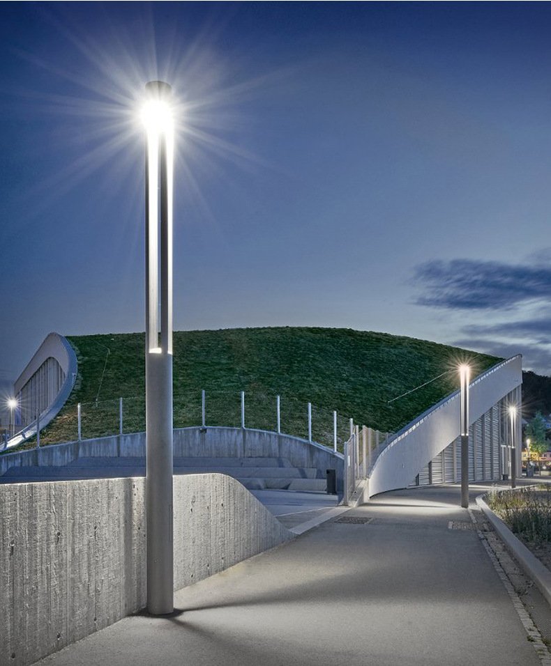 庭院灯 户外防水别墅花园灯方形led景观园林灯ip54高亮铝制庭院灯