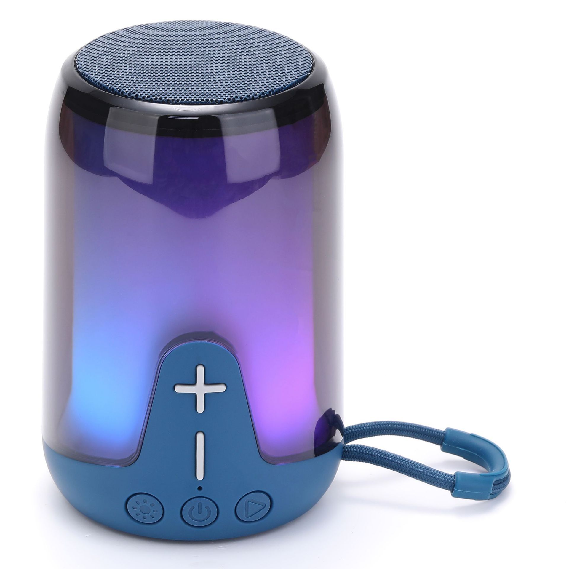 Cross-Border E-Commerce Tg652 Bluetooth Speaker Pulse Light Effect Transparent High Sound Quality Subwoofer RGB Gift Bluetooth Speaker