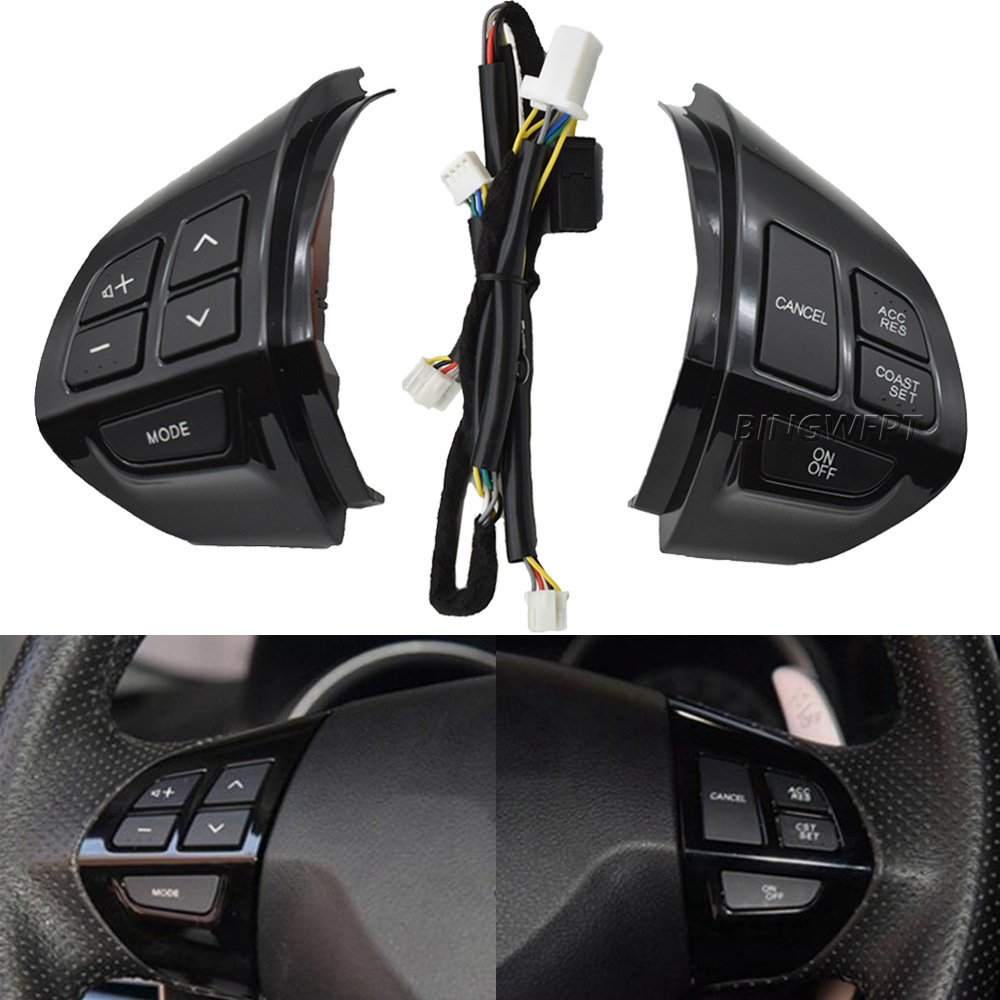 适用于三菱帕杰罗 劲畅 劲炫asx 多功能方向盘按键开关 巡航控制