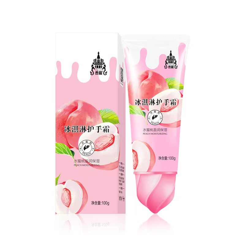 Perfume Hand Cream 100G Factory Wholesale Cheap and Easy to Use Ice Cream Fruit Hand Cream Hand Cream Nourishing and Hydrating