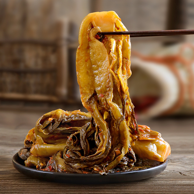 云南泰恒润华新平腌菜酸菜1000g 云南特产下饭菜泡菜酸菜厂家批发