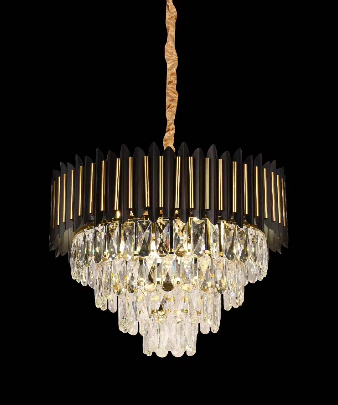 Light Luxury Chandelier Lamp in the Living Room Crystal Chandelier High-End Atmospheric Restaurant Lighting Simple Post-Modern New Bedroom Lamps