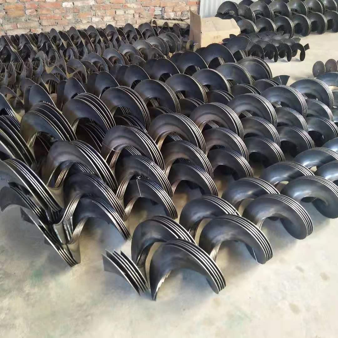 厂家直销加厚绞龙螺旋叶片 左右旋片饲料提升机 输送机上料机配件