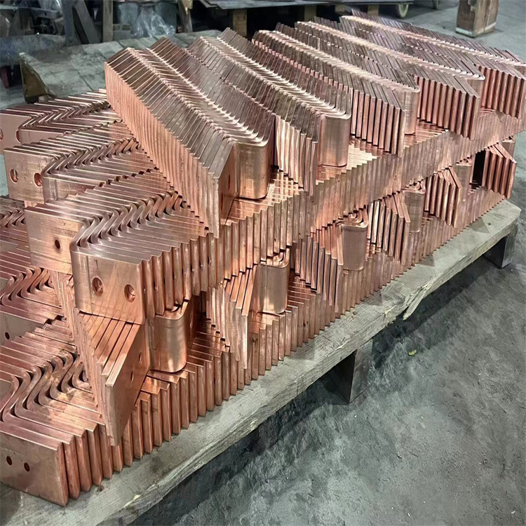 t2紫铜排加工折弯打孔t2紫铜板激光加工配电柜铜排镀锡铜排-阿里巴巴