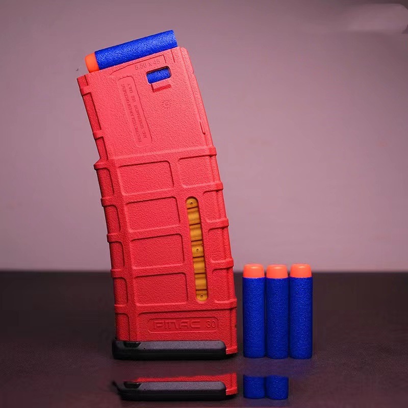 nerf软弹精击弹夹slr原厂锦明司马sr16小月亮司骏软蛋弹匣-阿里巴巴