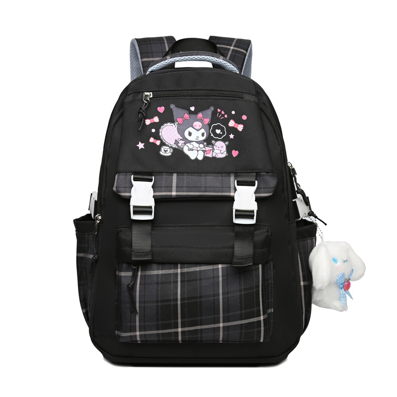 Clow M Schoolbag Student Korean Style Cute Cartoon Printed Girls Backpack Large Capacity Junior High School Popular Backpack