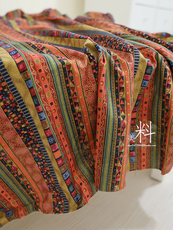 云南条纹民族布