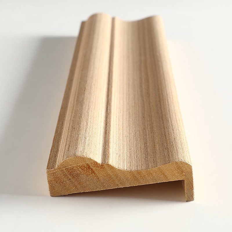 墙面装饰木线条背景墙木条窗套线室内哑口造型木饰面收口条门套线
