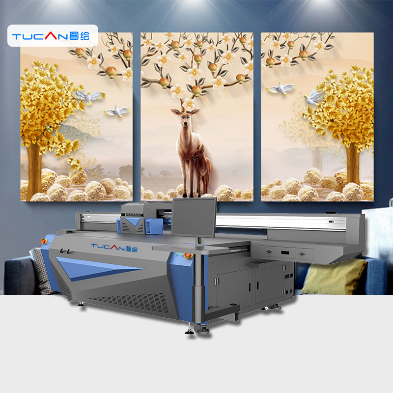 图绘2513uv平板打印机广告亚克力印刷机玻璃高速彩色高喷打印机