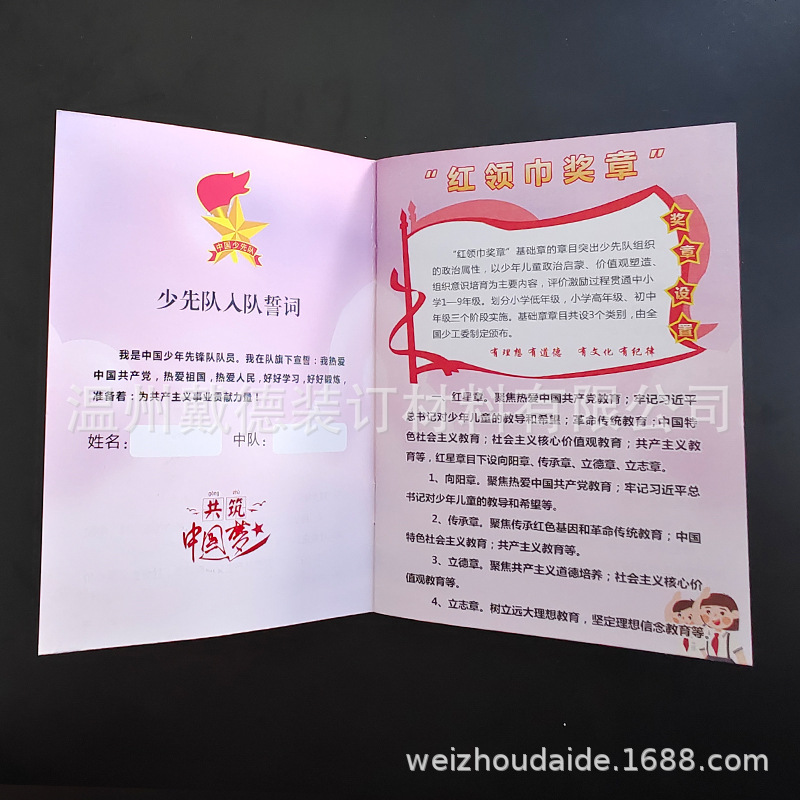 红领巾争章手册红领巾奖章徽章贴纸一星章印章向阳立德基础章卡册