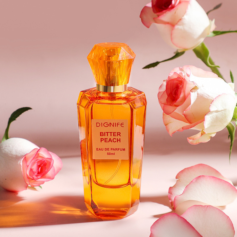 [TikTok Unlimited Flow] DIGNIFE Peach Bitter Peach Perfume Lady Long-Lasting Light Perfume Wooden Niche 50ml
