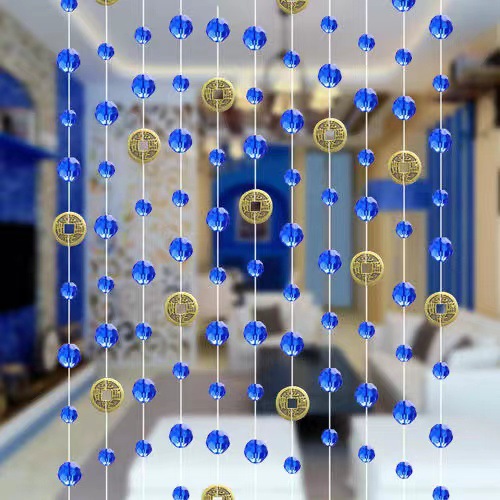 橄榄水晶帘珠帘门帘隔断帘风水玄关客厅卧室门帘卫生间水晶挂帘子