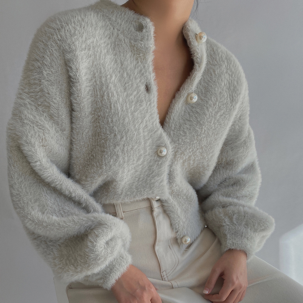 水貂衫外套女短款