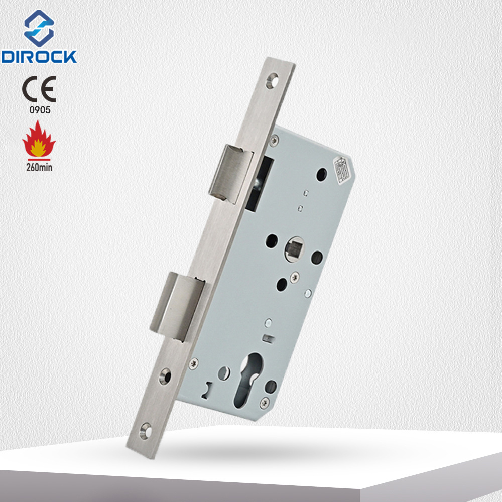 现货7255欧标304不锈钢防火锁体ce认证洁净门医疗门工程用锁体