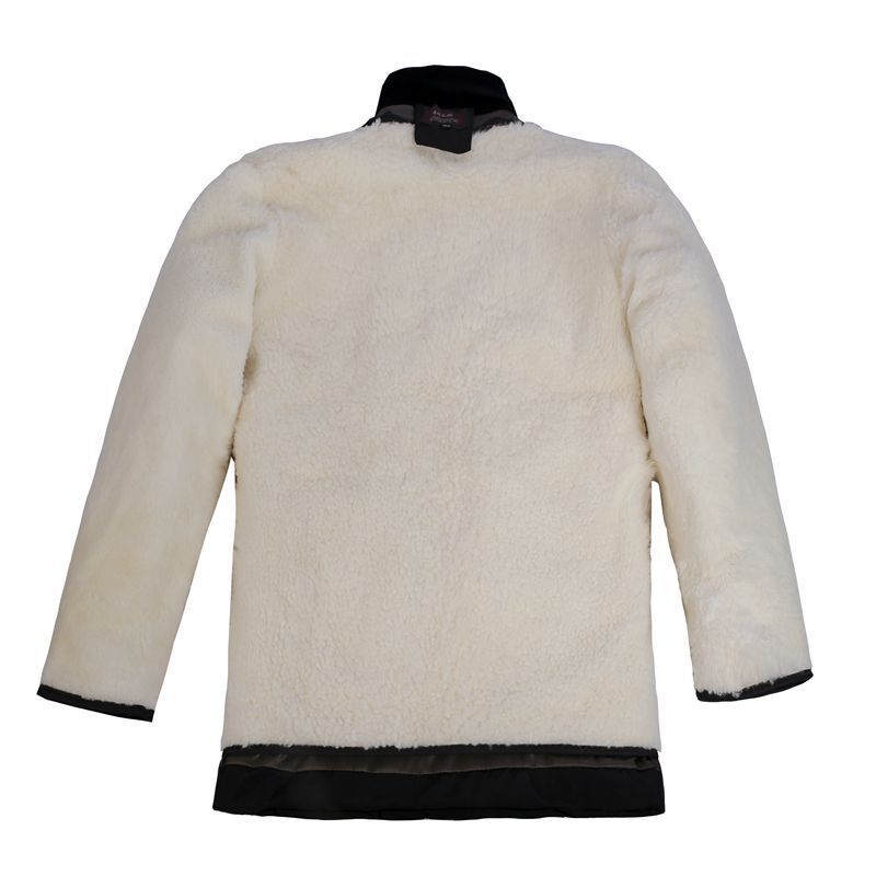 中老年羊毛棉袄男真羊皮毛一体全羊毛内胆羊皮袄保暖加厚