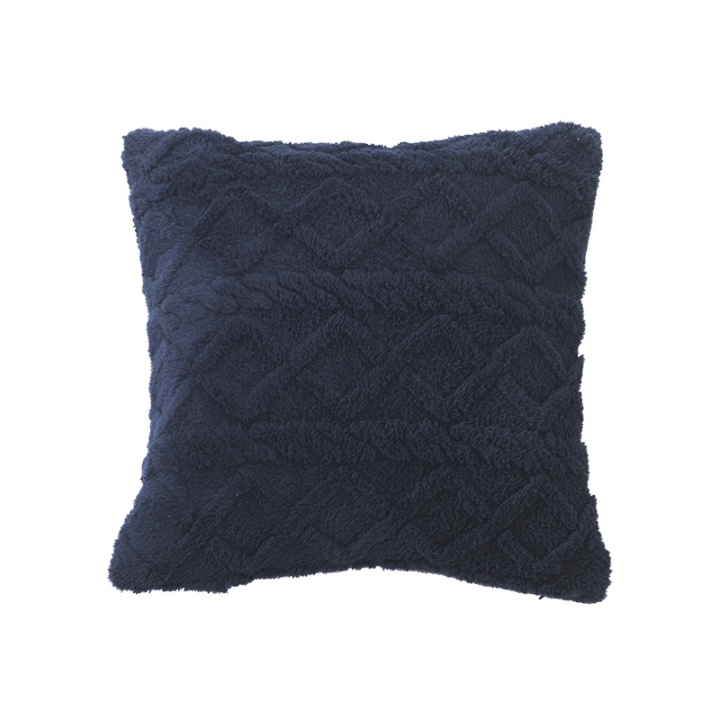 Jacquard Plush Geometric Three-Dimensional Pillow Pillow Cushion Cover More Sizes Living Room Sofa Pillow Cases