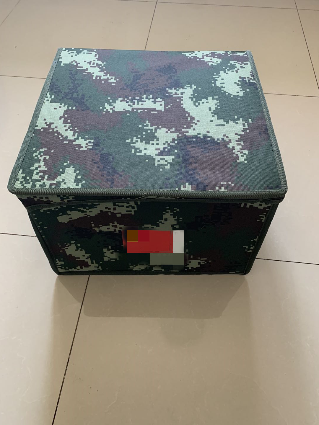数码迷彩折叠收纳盒整理箱物资箱牛津布收纳箱洗漱包各尺寸定只