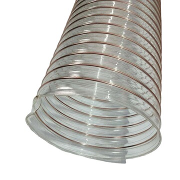 现货供应山东透明排风管道伸缩管镀锌螺旋风管烤烟设备高温管