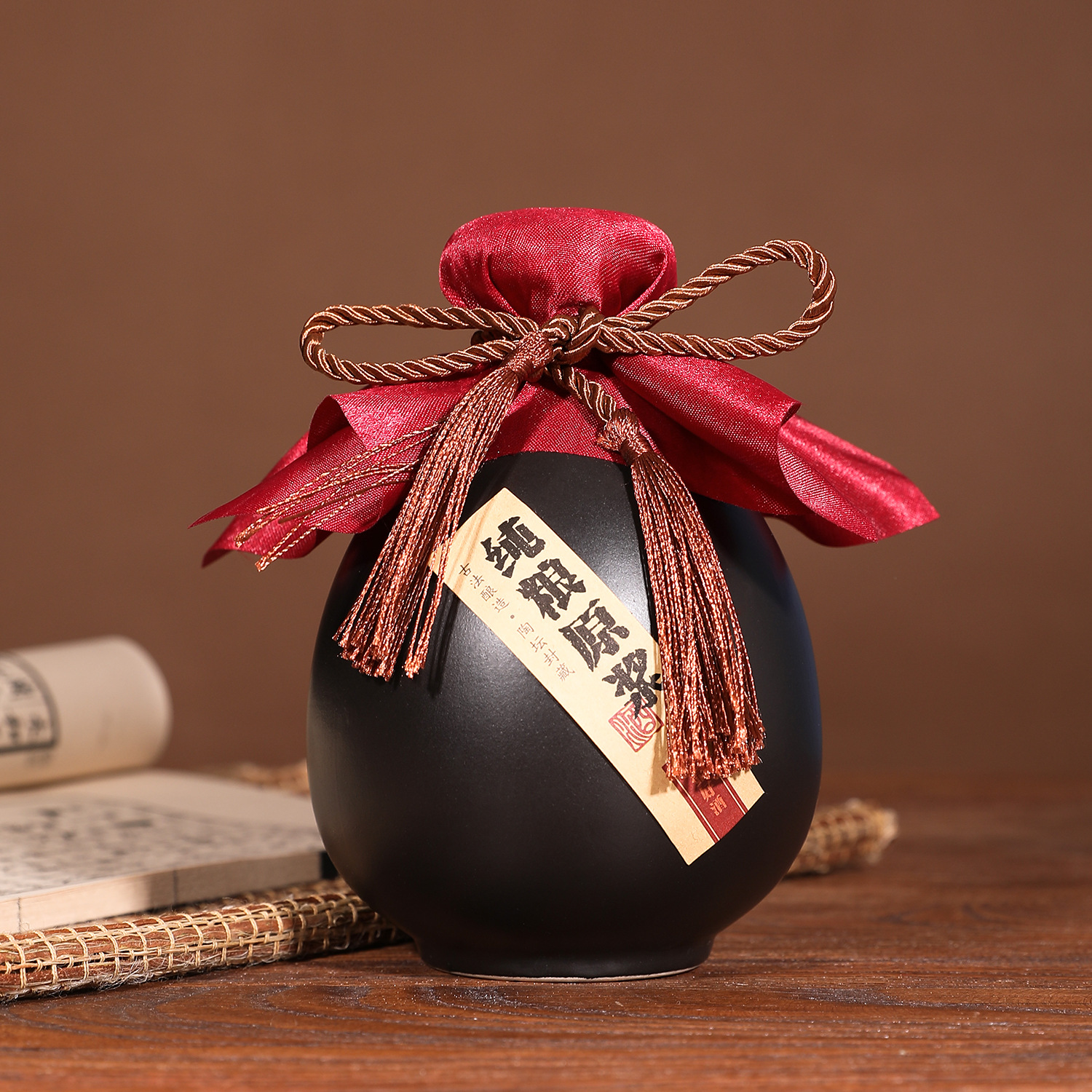 1/2/3/5/10斤装陶瓷酒瓶仿古白酒土陶瓷酒缸酒罐批发空酒瓶酒坛子￥6