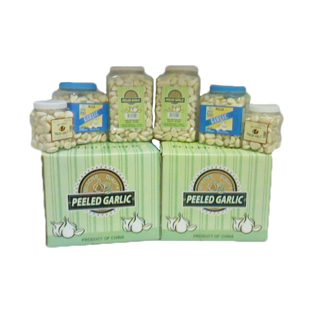 保鲜蒜米去皮大蒜出口加工真空包装充氮气装瓶装罐装带头蒜米