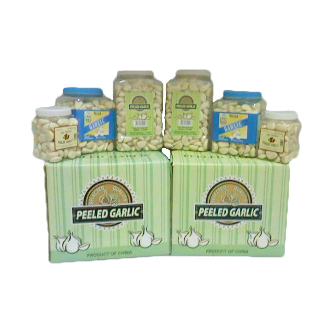 保鲜蒜米去皮大蒜出口加工真空包装充氮气装瓶装罐装带头蒜米