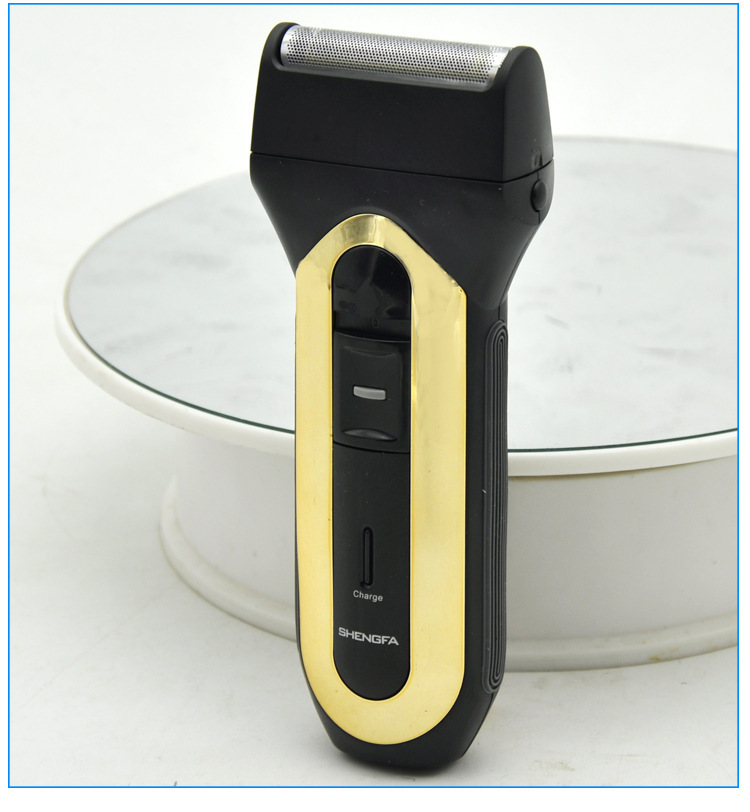 盛发2112电动剃须刀男士往复式充电胡须刀单刀头鬓角剃须刀