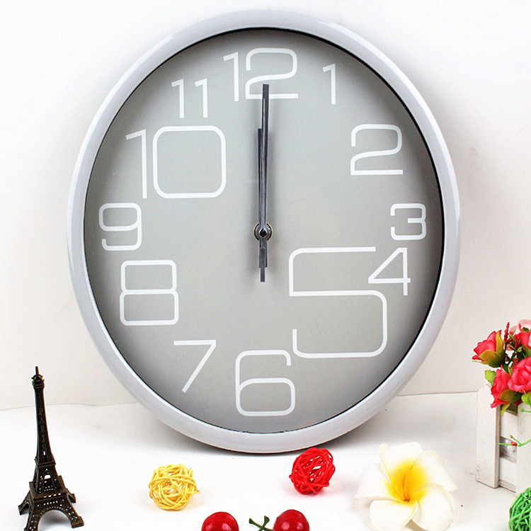 Simple Wall Clock Guest Bedroom Hujia Fashion Wall Clocks Atmospheric Mute Modern Simple Personality Creative Quartz Clock
