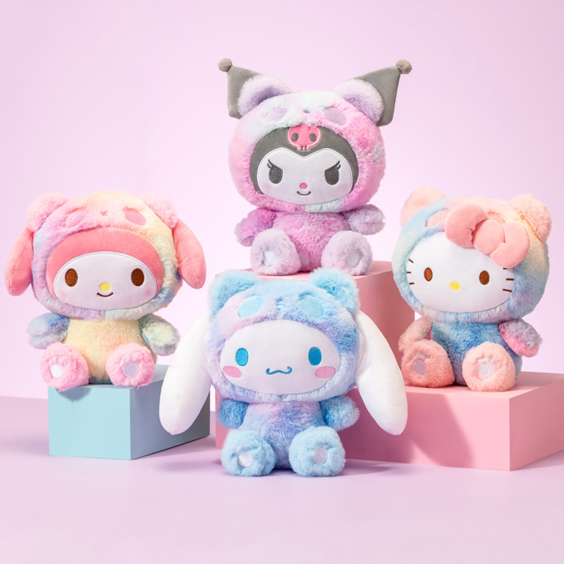 miniso名创优品三丽鸥幻彩变装熊猫公仔玉桂狗库洛米玩偶布偶凯蒂