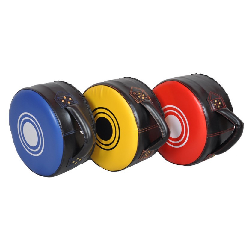 散打泰拳脚靶加厚拳击盾靶拳击力量训练手靶跆拳道踢靶重拳圆靶