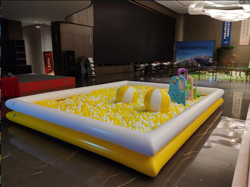 大型充气城堡商场中庭海洋球淘a气堡游乐园室外儿童蹦蹦床滑梯跳