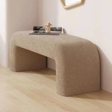 北欧日式简约床尾凳羊羔凳换鞋凳家用实木长条凳创意网沙发凳