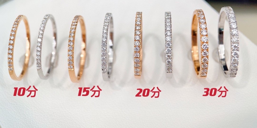 畅销10000 的钻石排戒 可混搭多种款式的钻戒 日常百搭可盐可甜