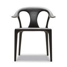 碳素钢猫抓皮轻奢简约餐椅特卖伏尔加意式极简设计师款高端餐椅