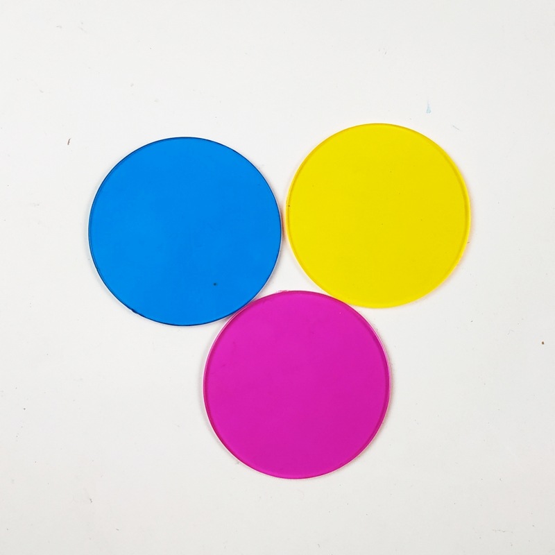 cmyk三原色 红黄蓝减法小学趣味科学 初中物理光学科普实验演示器