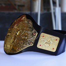 摔跤冠军腰带重量级拳王格斗比赛金腰带1:1手办模型道具可穿戴