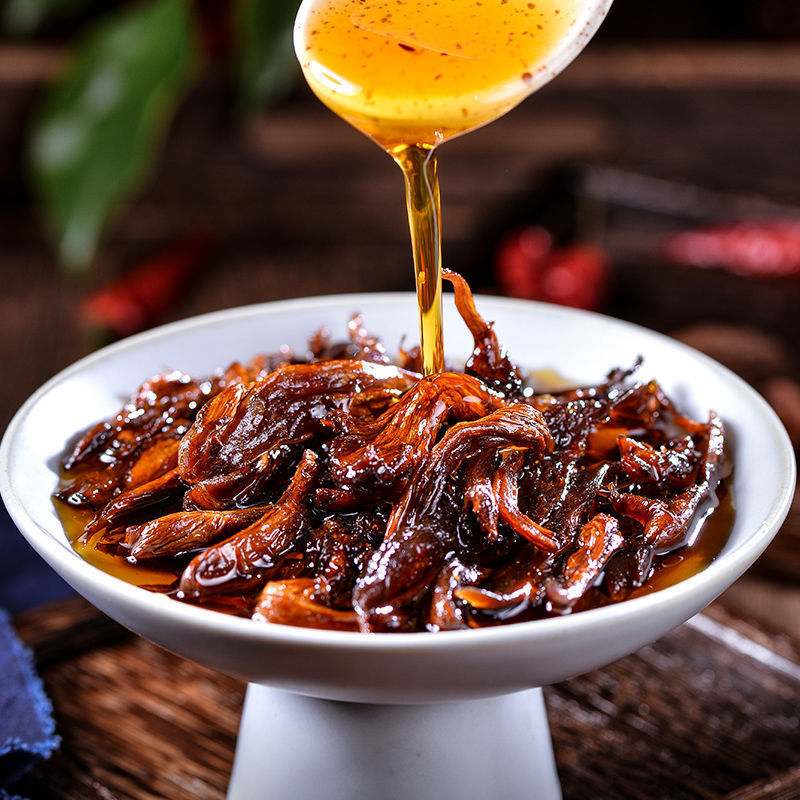 嘟嘟云南特产香蕈油鸡枞菌松茸菌牛肝菌3003罐/300即食蘑菇下