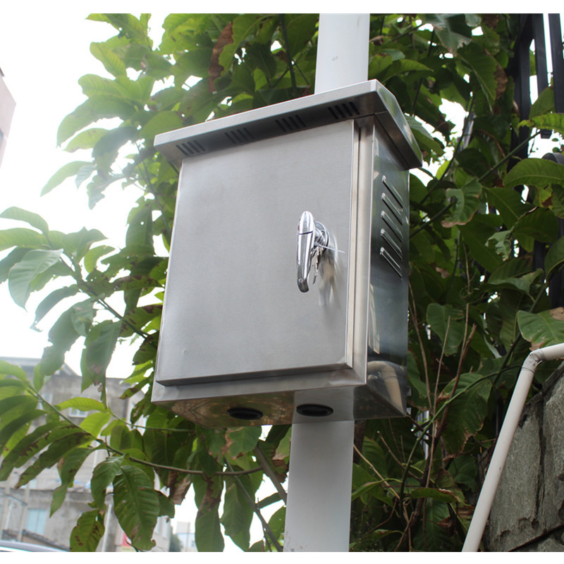 户外不锈钢配电箱室外防雨防水抱箍箱设备监控箱电表箱挂杆箱
