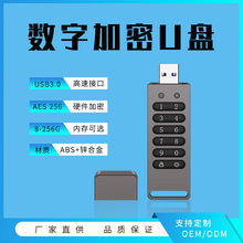 供应金属加密U盘 AES256硬件加密 支持usb3.0高速传输 厂家供应