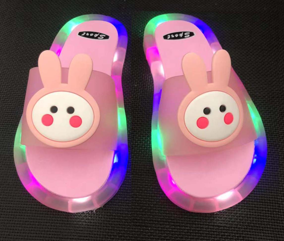 Children's Slippers Luminous Slippers Cartoon Cute Fashion Slippers Unicorn Slippers Unicorn Cross Mirror