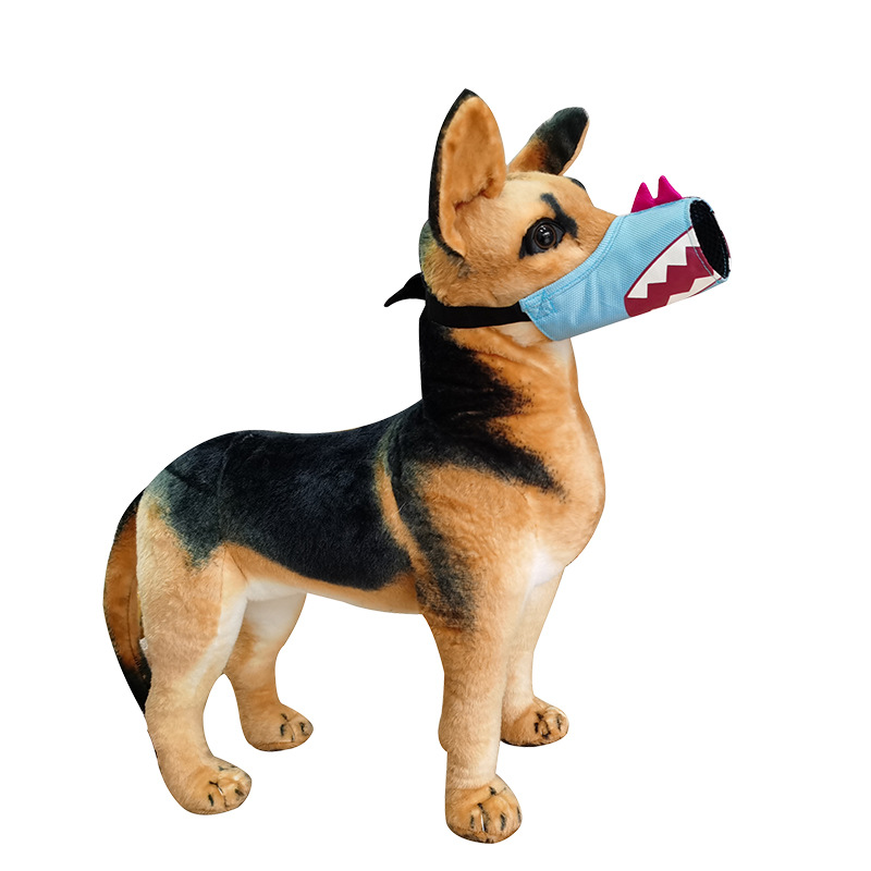 宠物狗嘴巴套子可调节套子止吠器咬人嘴套犬狗狗透气保护套