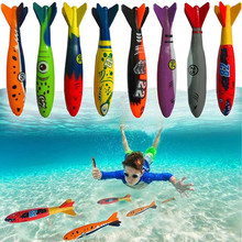亚马逊热卖儿童潜水玩具套装夏季泳池寻宝潜水鱼雷棒圈海草玩具