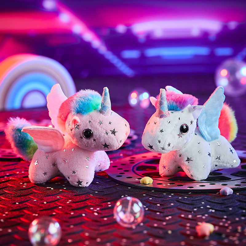 乐吉儿拉绳玩具网红独角兽毛绒公仔钥匙挂件精品店情人节礼物女生