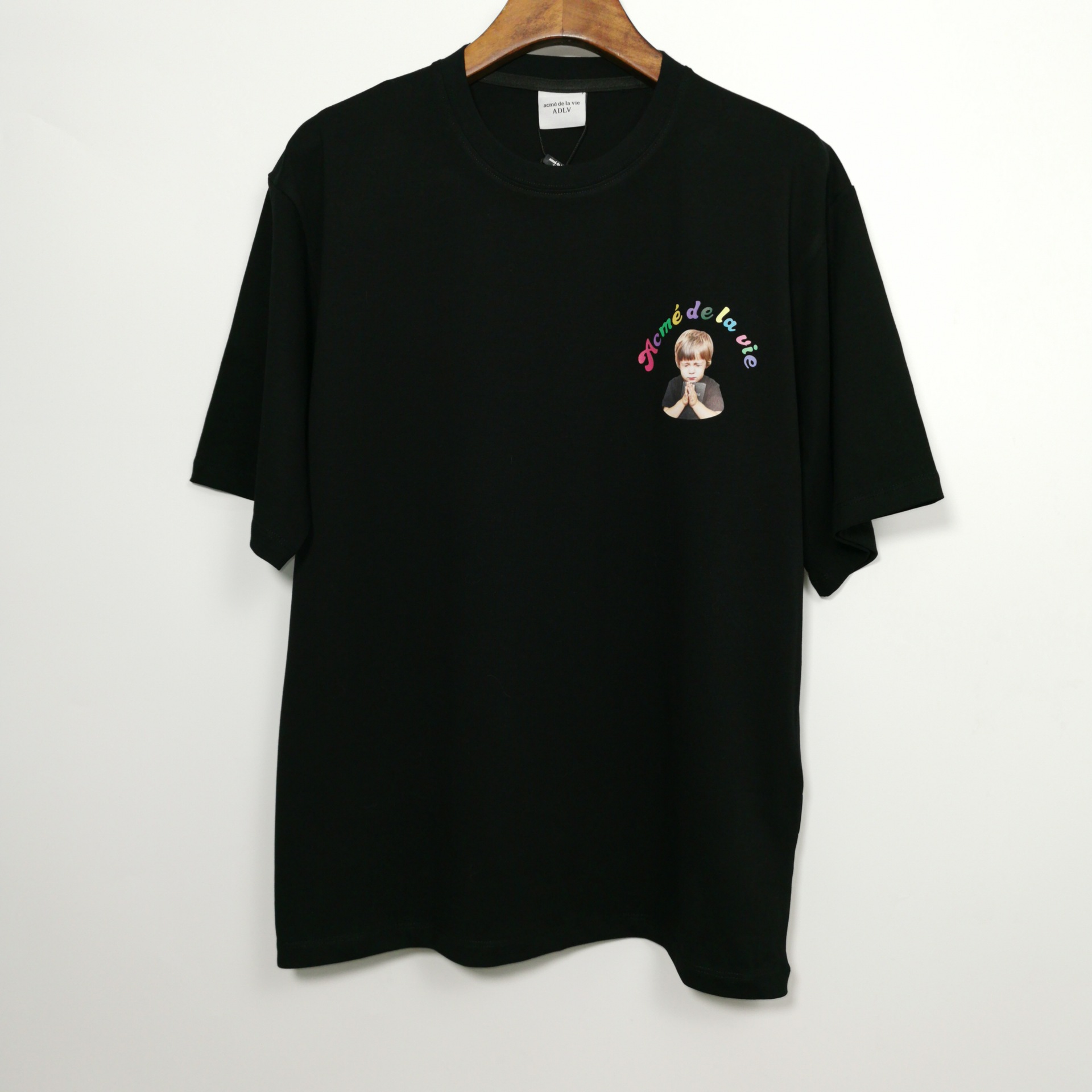 一件代发2021早春新款韩国潮牌adlv上衣宽松棉男女同款情侣t恤