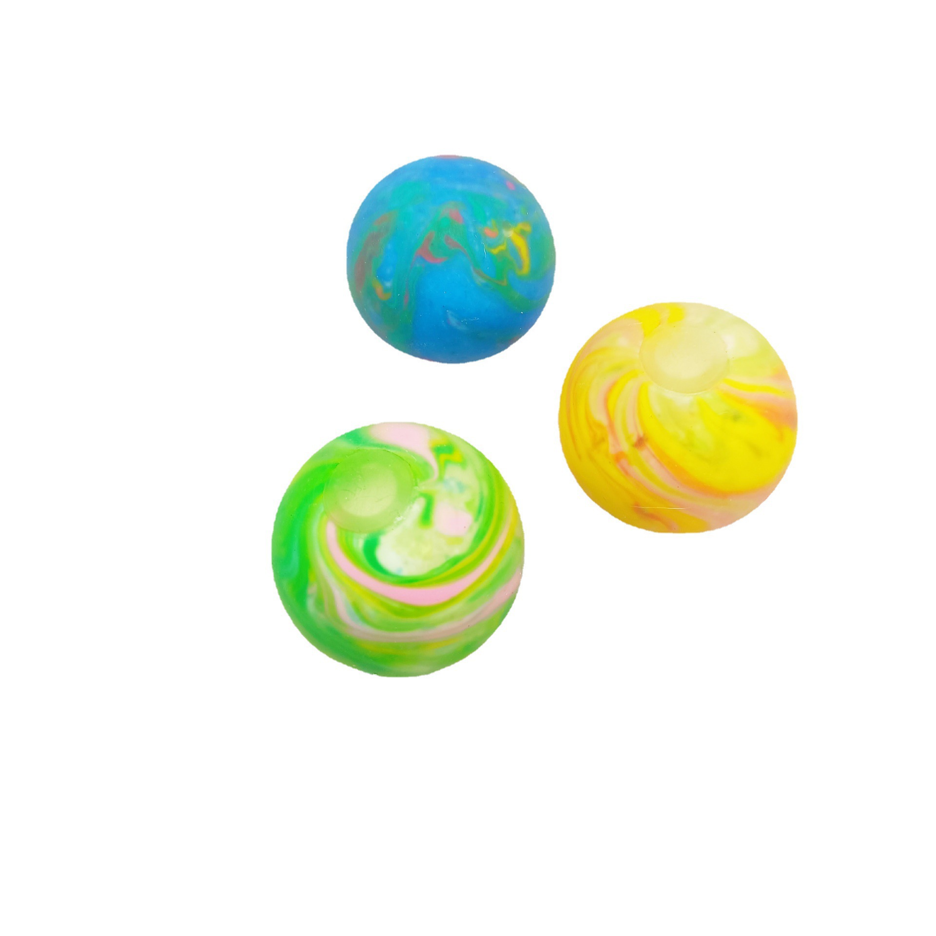 跨境6cm星空球减压发泄弹力球五彩球云彩球捏捏乐脏脏球厂家批发