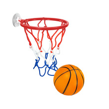 6cm迷你小篮球免打孔篮球板篮球架球框投篮训练球解压玩具球 跨境