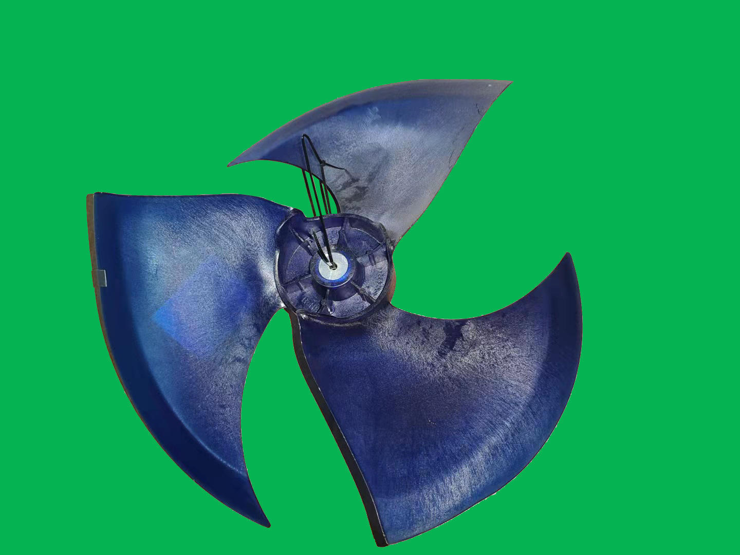 3hp空调室外机轴流风叶556x167空气能热泵顶出风4片叶塑料风叶-询价