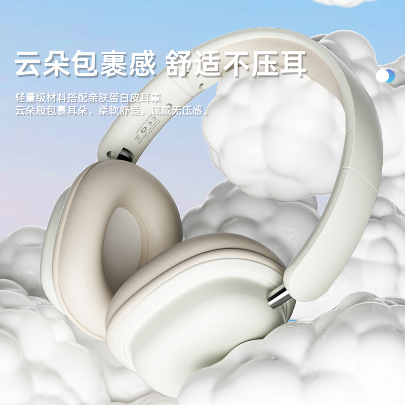 Headset Bluetooth Headset Wireless Cross-Border New Arrival Noise Reduction Ear Muff Ultra-Long Life Battery High Sound Quality Foldable Headset