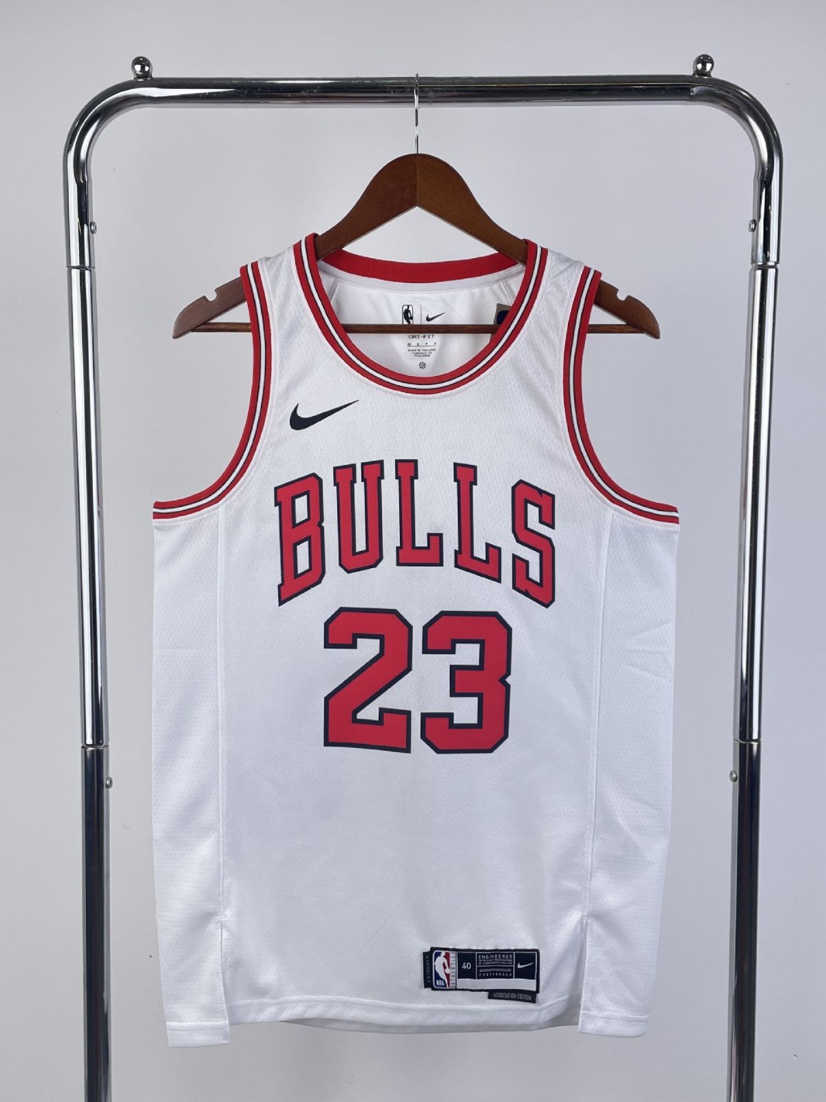 23赛季公牛队白色23号乔丹11号德罗赞1号罗斯3号韦德
