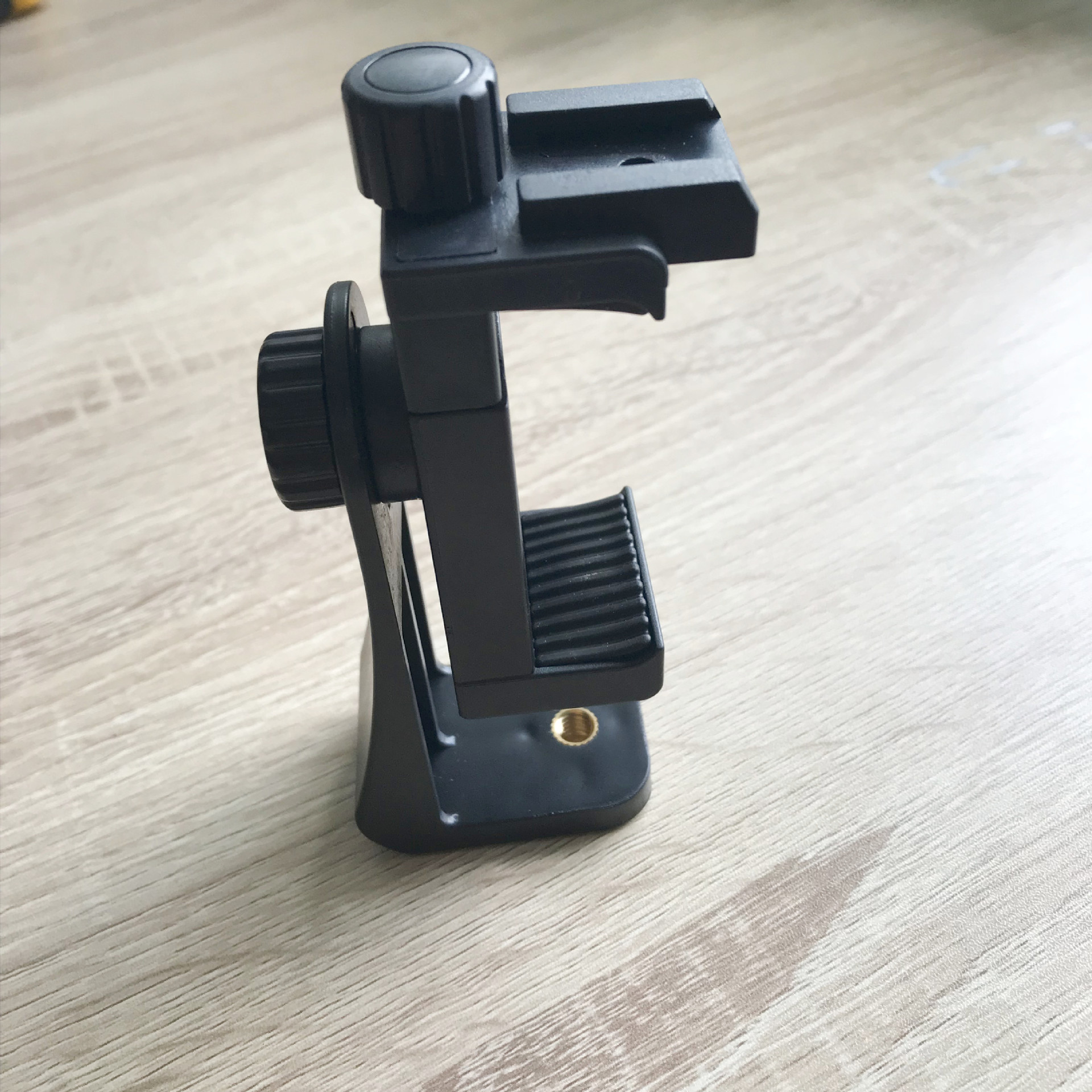 多功能直播手机夹三脚架夹子横竖拍自拍杆固定通用三角支架旋转