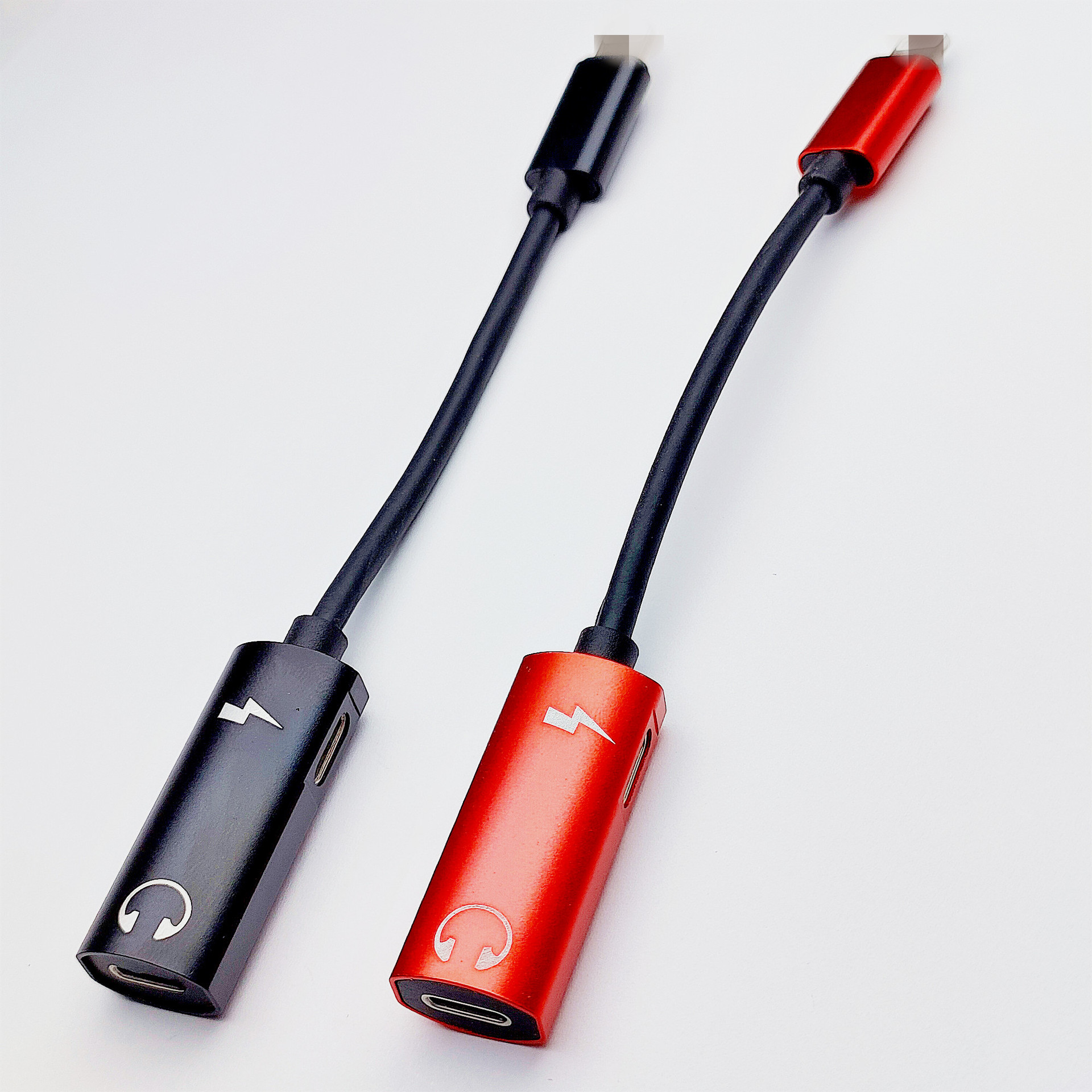 适用苹果手机耳机转换器二合一转接线充电听歌游戏苹果转接头现货